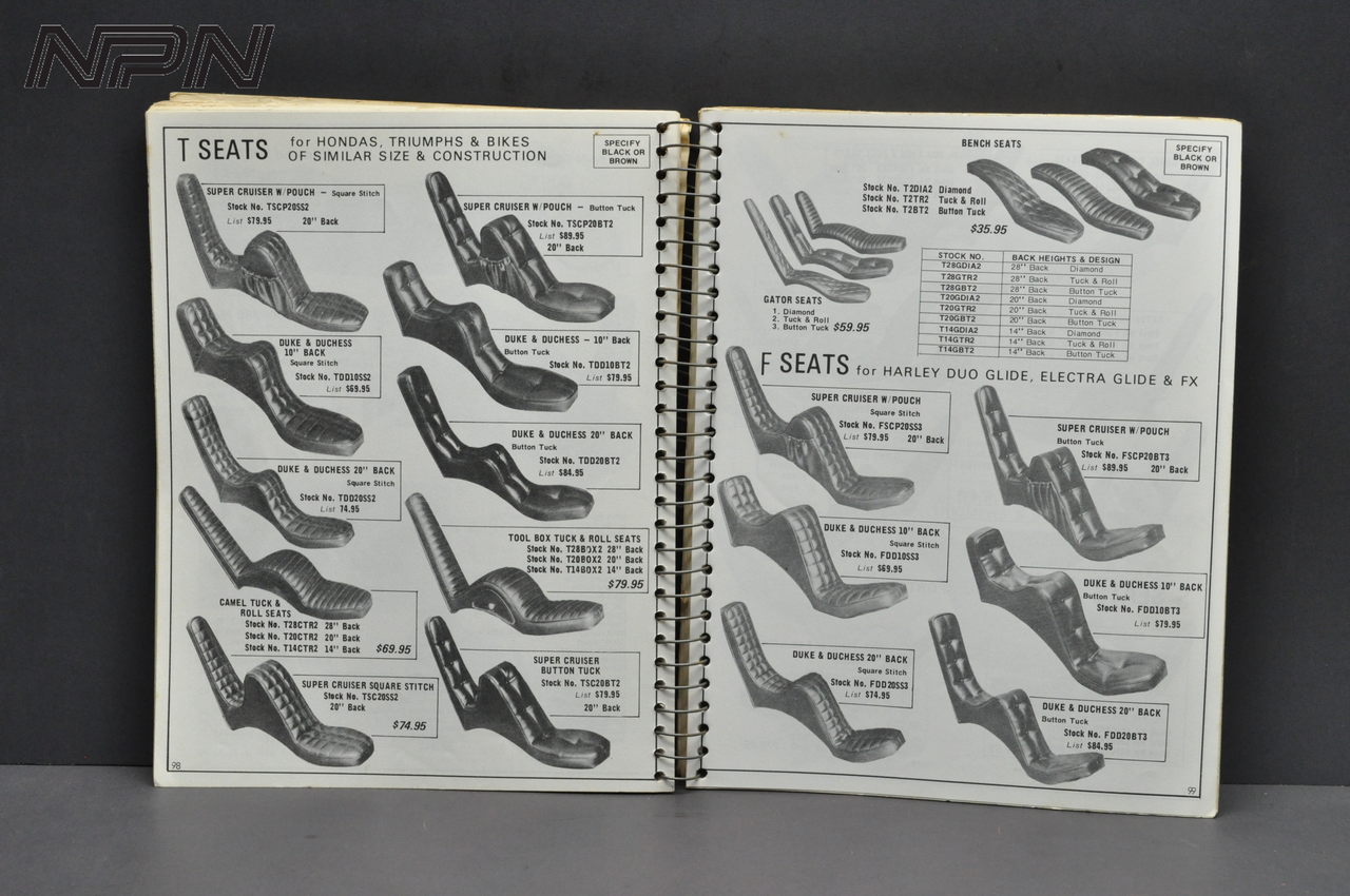 Vtg 1974 SIE Choppers Motorcycle Catalog Accessories Parts Harley