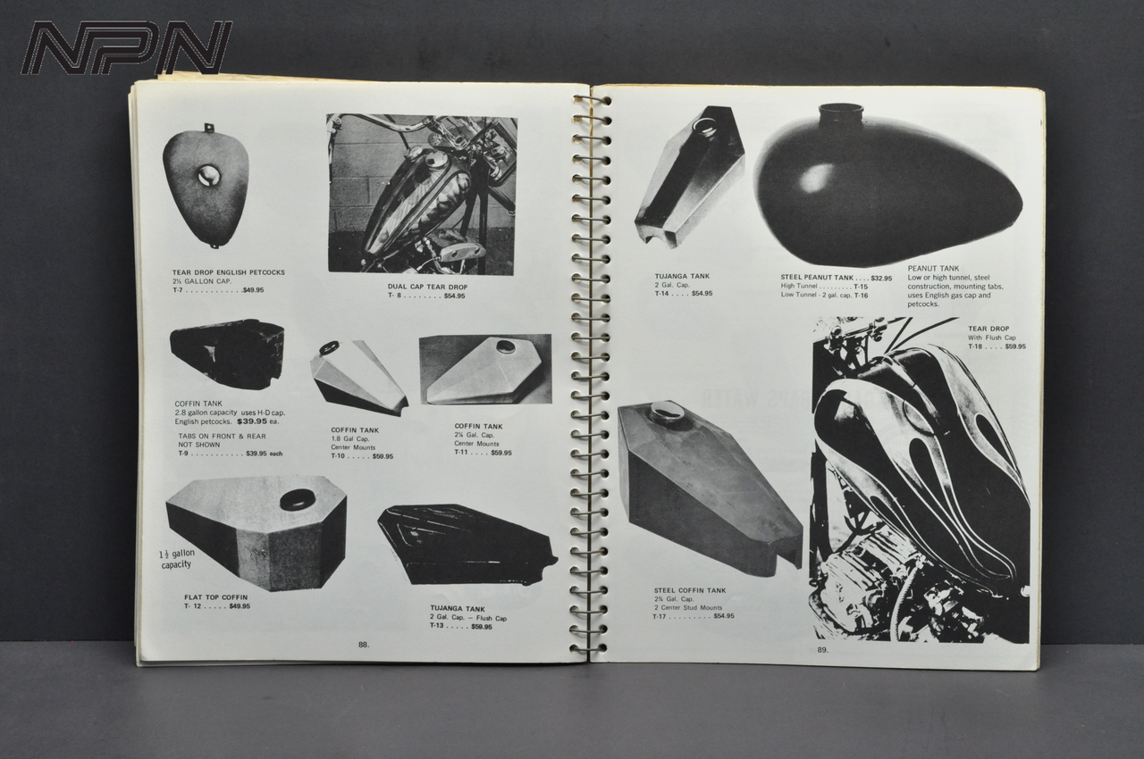 Vtg 1974 SIE Choppers Motorcycle Catalog Accessories Parts Harley