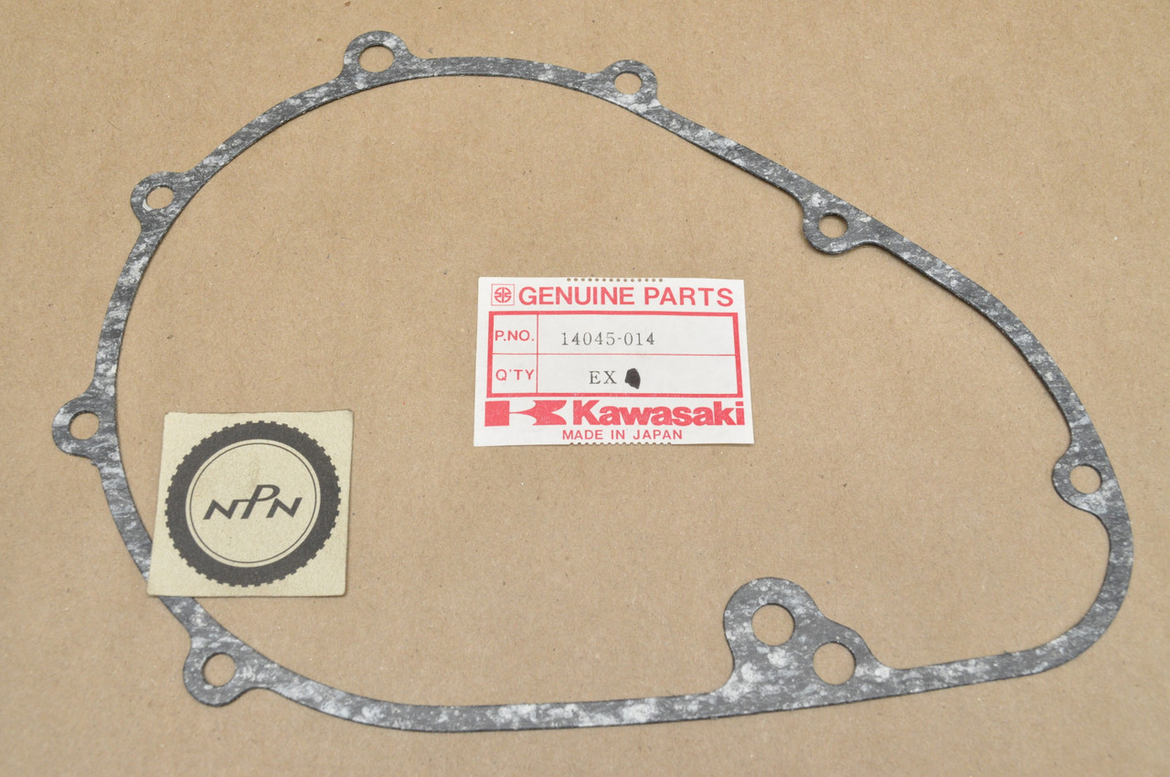 NOS Kawasaki 1987-90 KZ1000 Police Left Engine Cover Gasket 14045-014