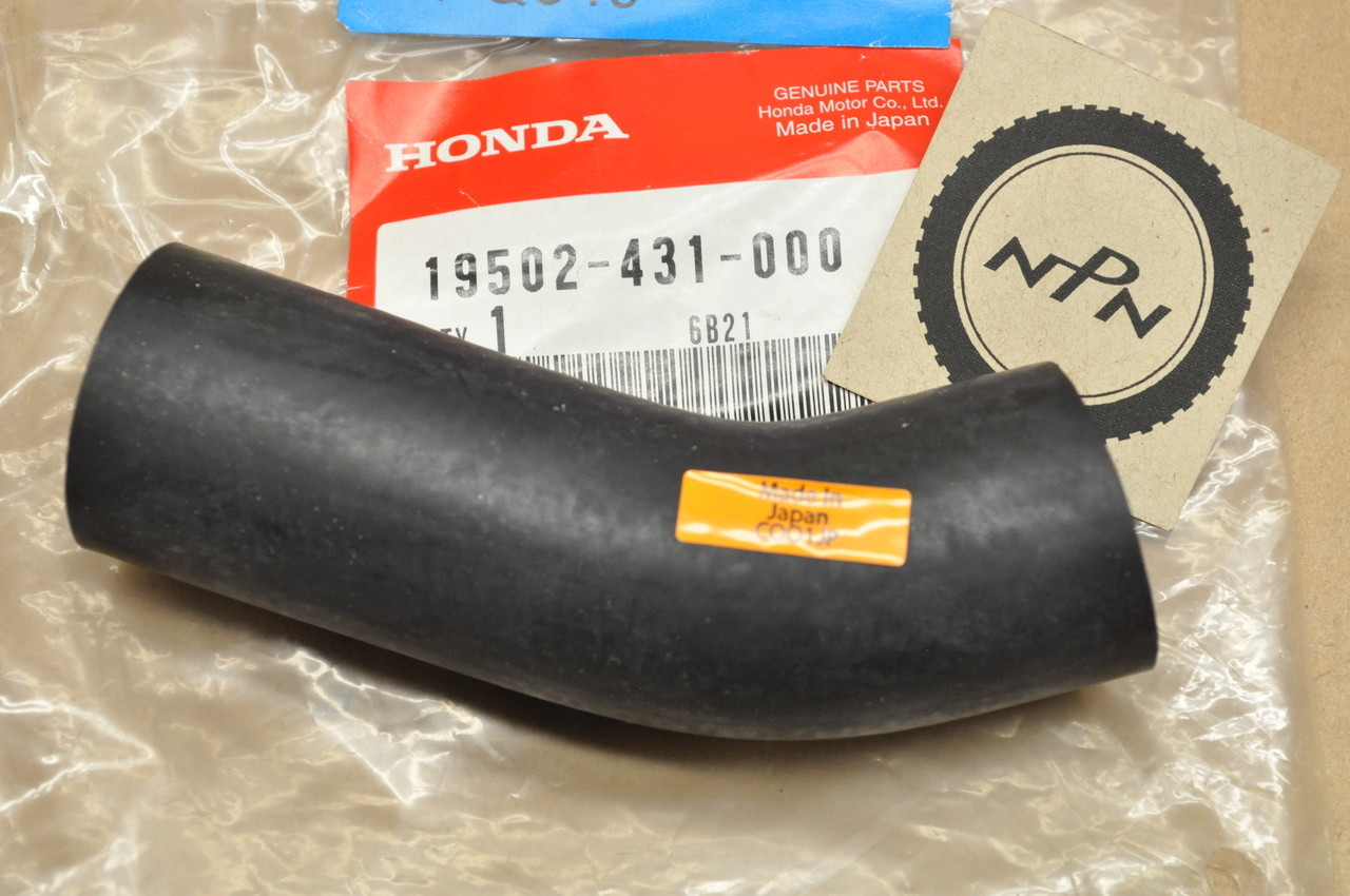 NOS Honda GL1100 Gold Wing Radiator Lower Water Coolant Hose 19502-431 ...