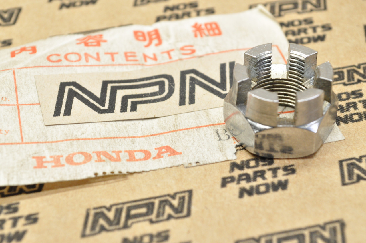 NOS Honda CB160 CL160 CL72 CL77 Castle Nut 14mm 90359-273-000