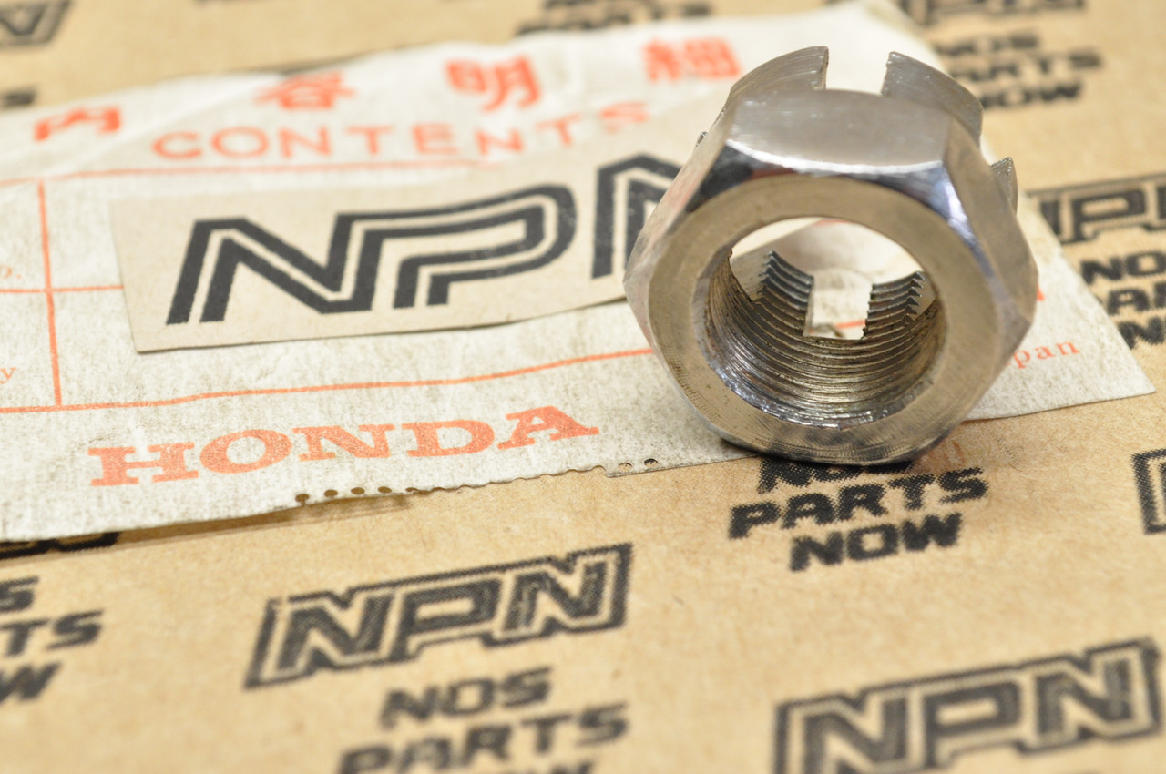 NOS Honda CB160 CL160 CL72 CL77 Castle Nut 14mm 90359-273-000