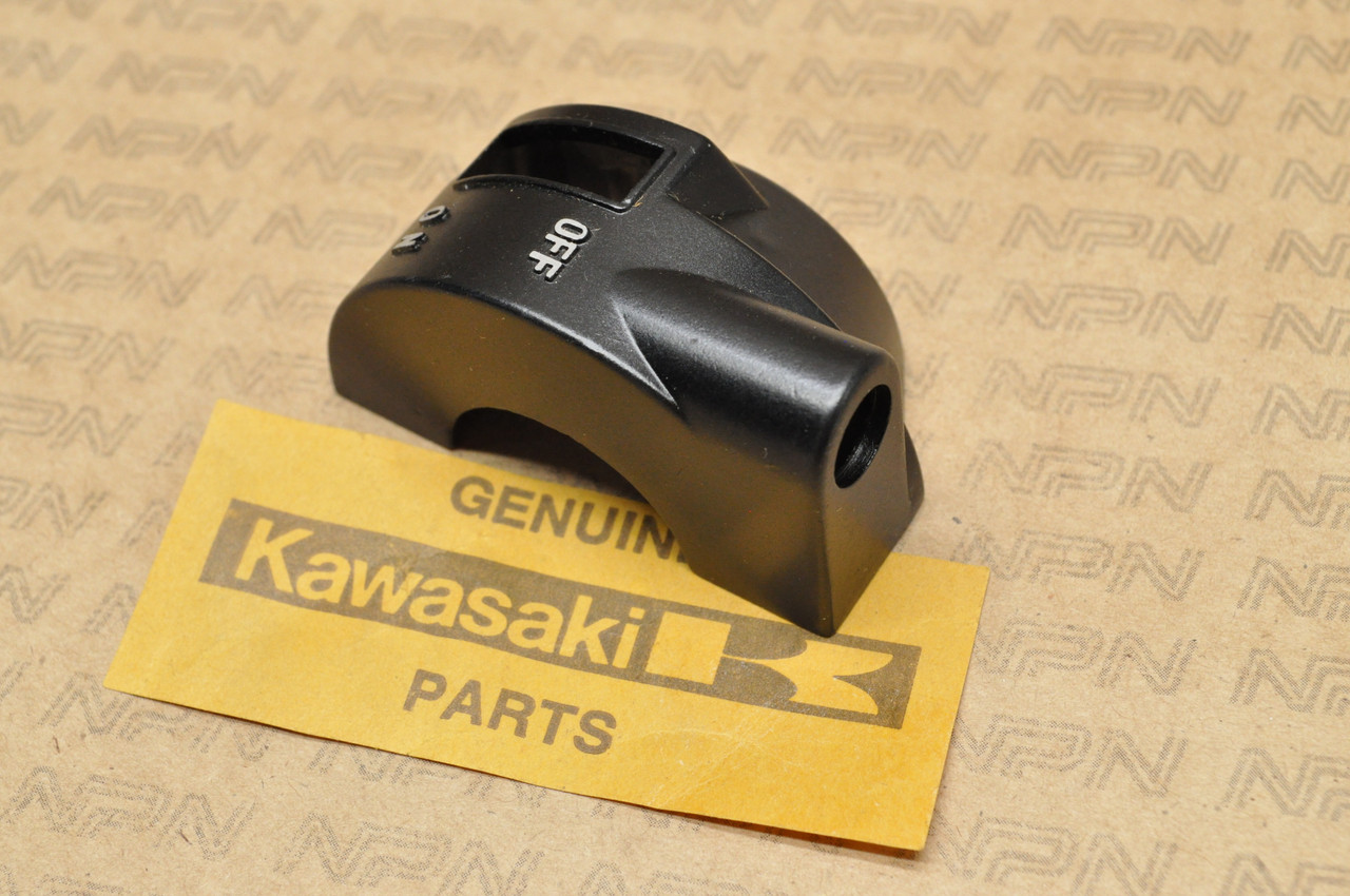 NOS Kawasaki 1974 F11 Black Right Side Upper Switch Case 46041-009-21