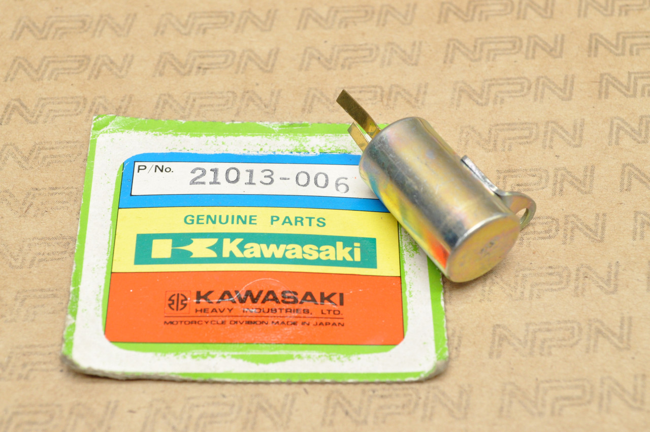 NOS Kawasaki G3 G4 G5 KD80 KE100 KH100 KS125 KV100 MC1 Condenser 21013-006