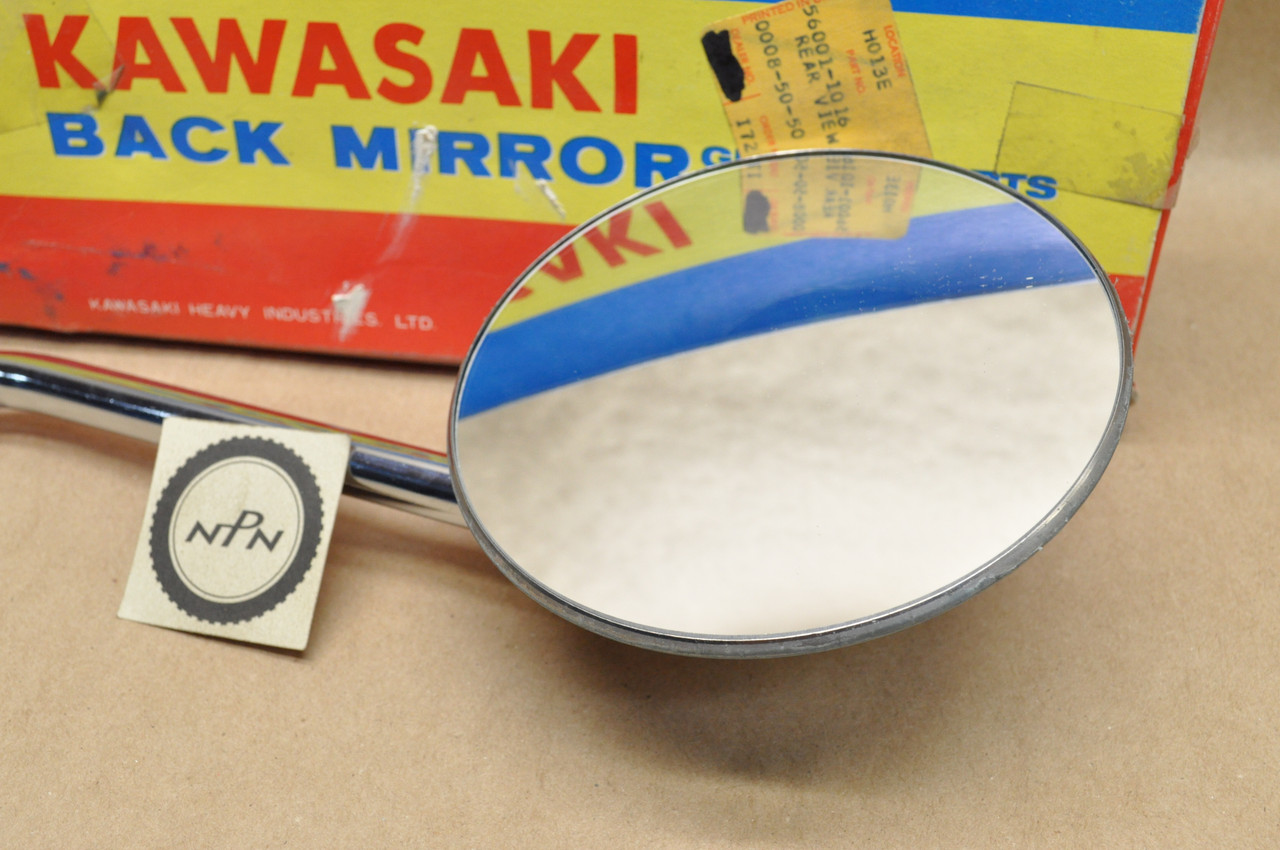 NOS Kawasaki KZ400 KZ440 KZ550 Right Side Back Rear View Mirror