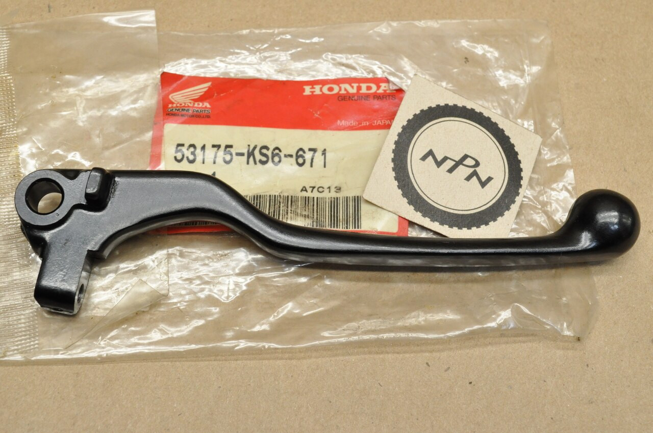 NOS Honda CR125 R CR250 R CR500 R Right Handle Bar Brake Lever 53175-KS6-671