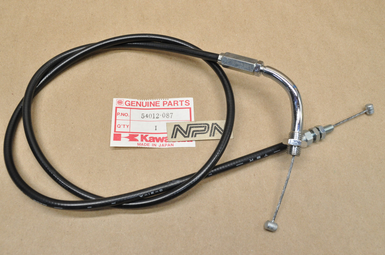 NOS Kawasaki KZ1000 Police KZ900 Z1 Closing Throttle Cable 54012-087