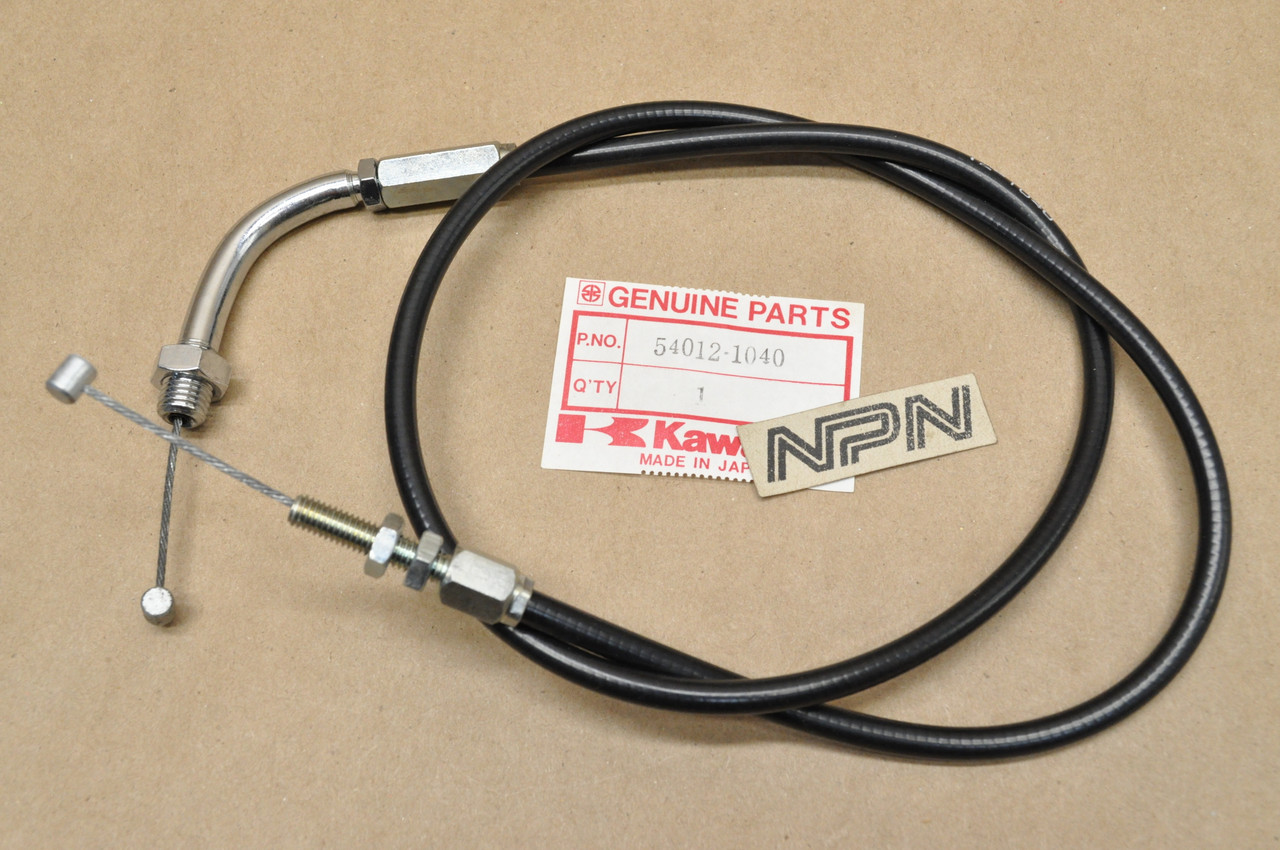 NOS Kawasaki 1980-83 KZ550 Throttle Cable 54012-1040 - NOS Parts NOW