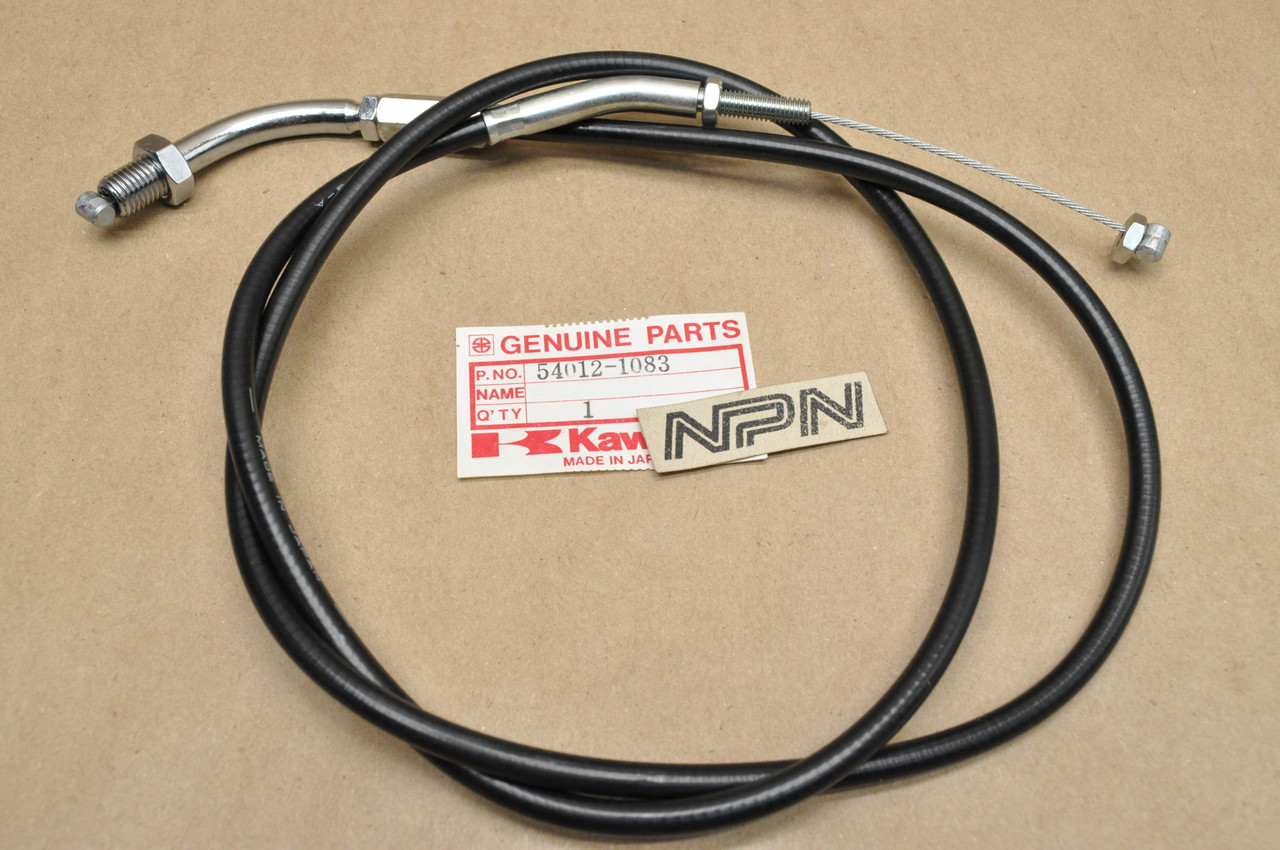 NOS Kawasaki 1980-83 KZ750 LTD Throttle Cable 54012-1083 - NOS