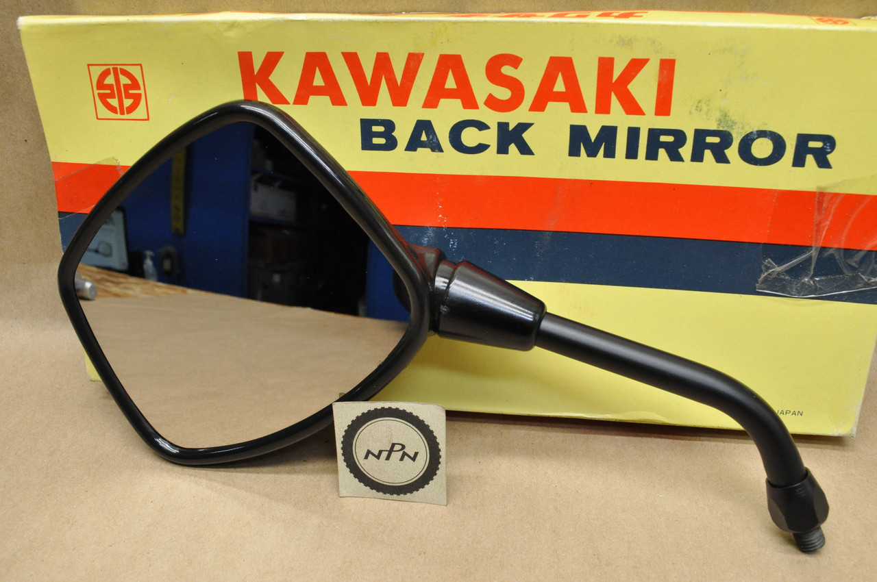 NOS Kawasaki EX305 KZ1000 KZ1100 KZ700 KZ750 Left Rear View Mirror 56001-1125