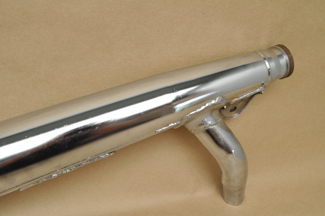 NOS Yamaha 1973-74 TX500 1975-77 XS500 Right Muffler Exhaust Pipe
