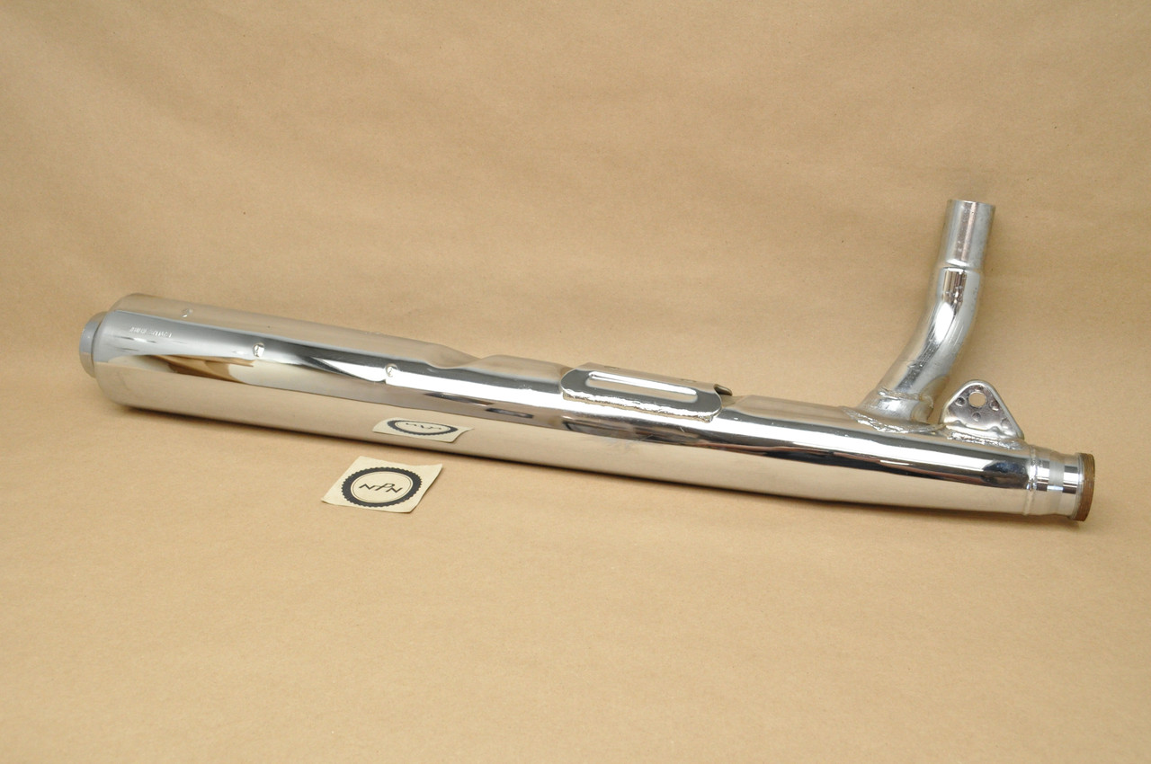 NOS Yamaha 1973-74 TX500 1975-77 XS500 Right Muffler Exhaust Pipe