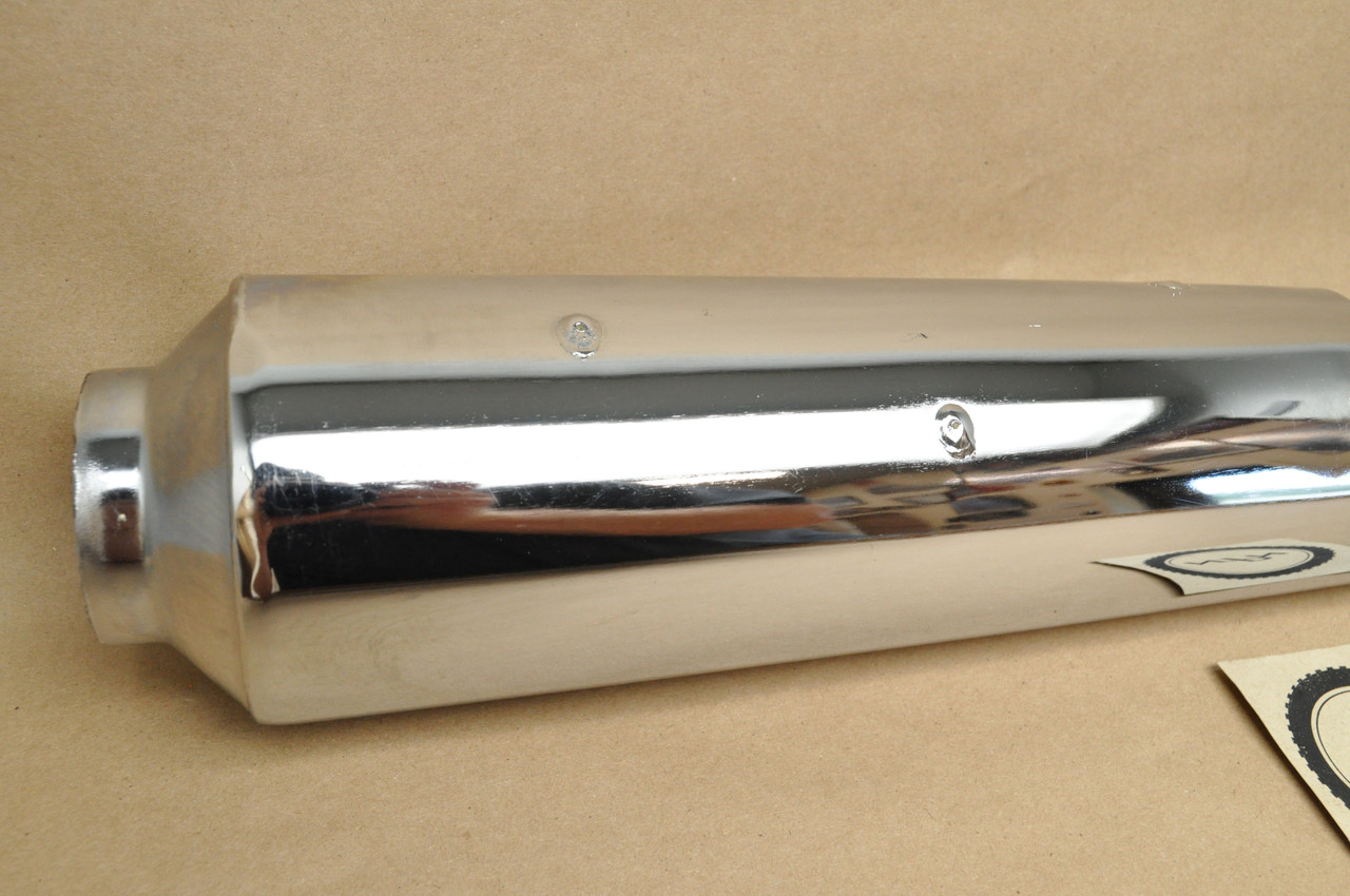 NOS Yamaha 1973-74 TX500 1975-77 XS500 Right Muffler Exhaust Pipe