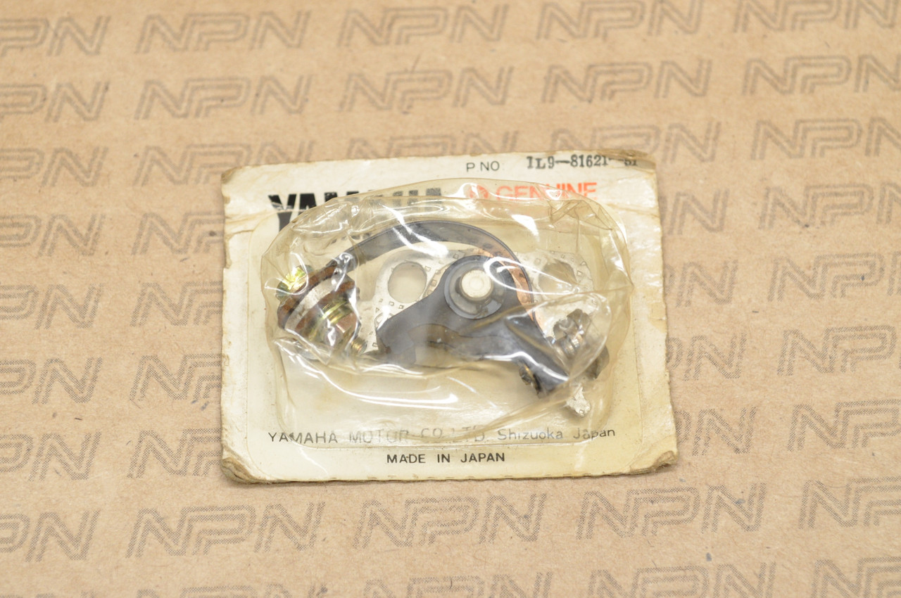 NOS Yamaha XS360 XS400 Left Side Ignition Points Contact Breaker 1L9-81621-51