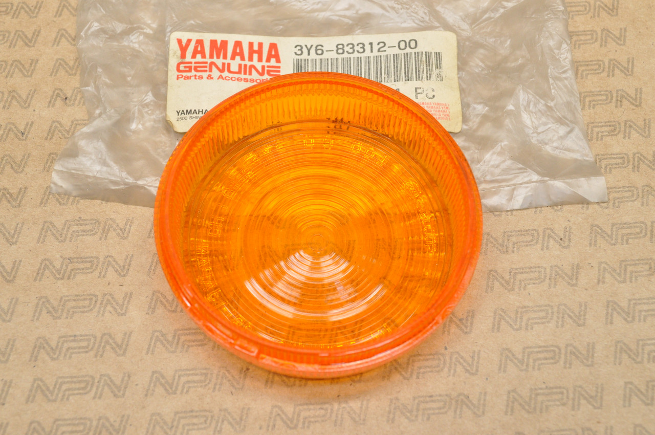 NOS Yamaha RZ350 SR185 SR250 Turn Signal Flasher Blinker Lens 3Y6-83312-00