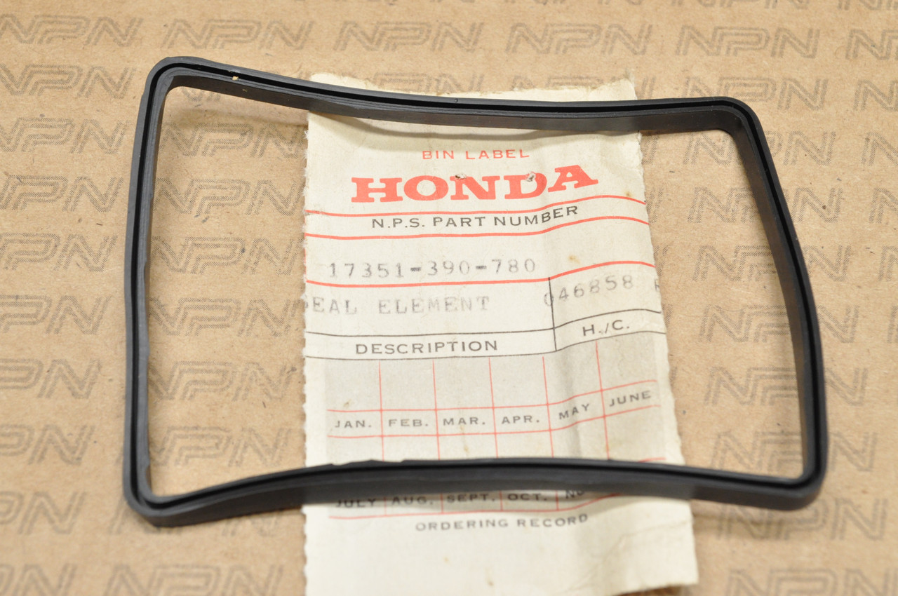 NOS Honda 1977 CB550F 1977-78 CB550 K Air Element Cover Seal 17351-390-780