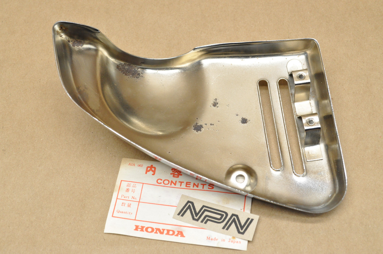 NOS Honda 1980-82 CB750 C Custom Chrome Left Air Cleaner Box Cover 17226-425-730