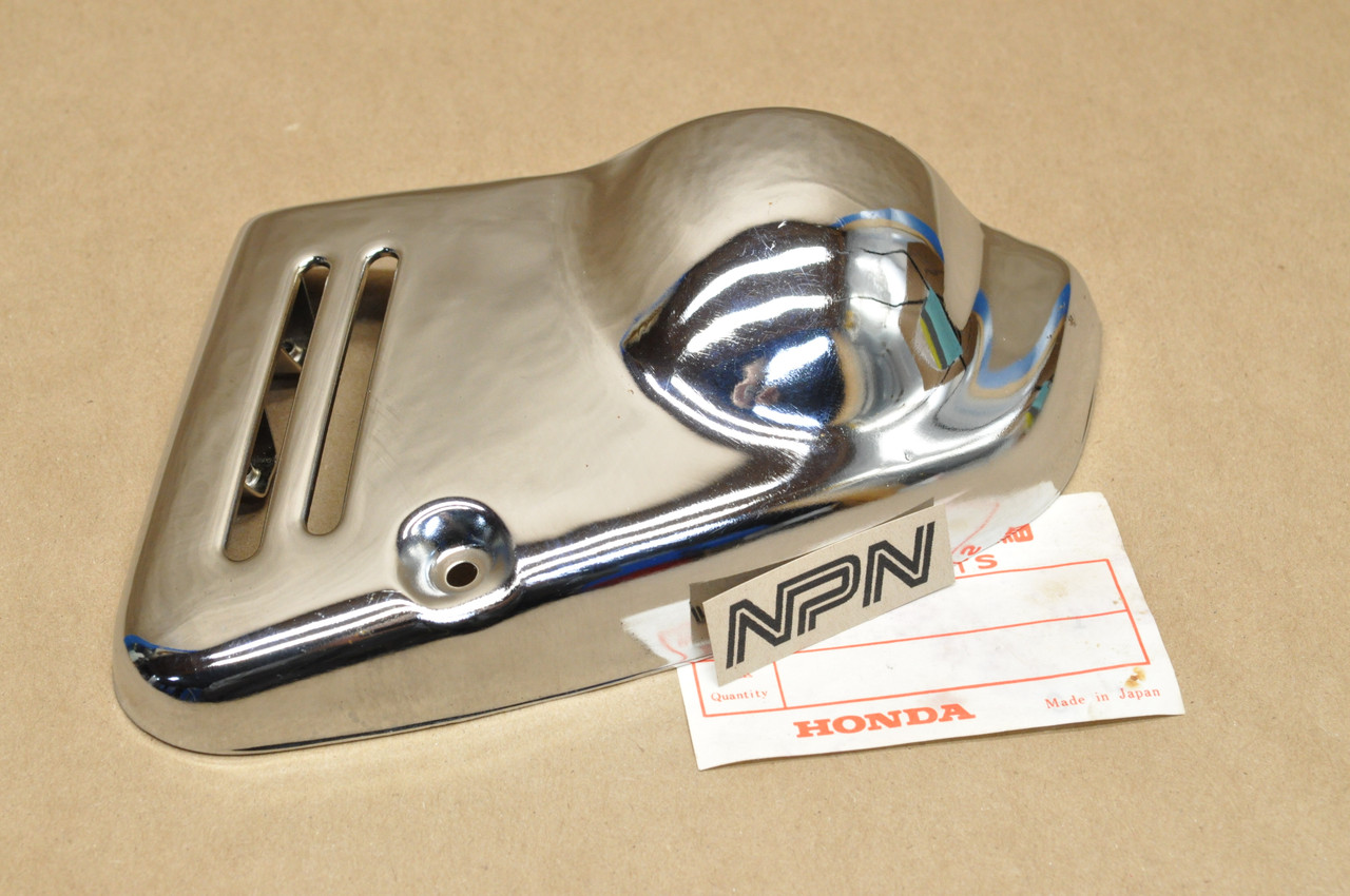 NOS Honda 1980-82 CB750 C Custom Chrome Left Air Cleaner Box Cover 17226-425-730