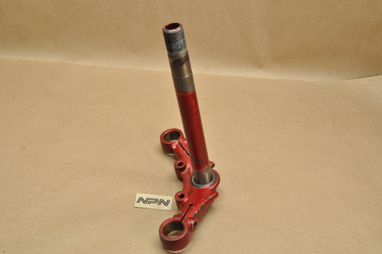 Vtg Used OEM Honda CT70 H K1 Steering Stem Triple Tree Candy Ruby Red 53200-098-970 CM