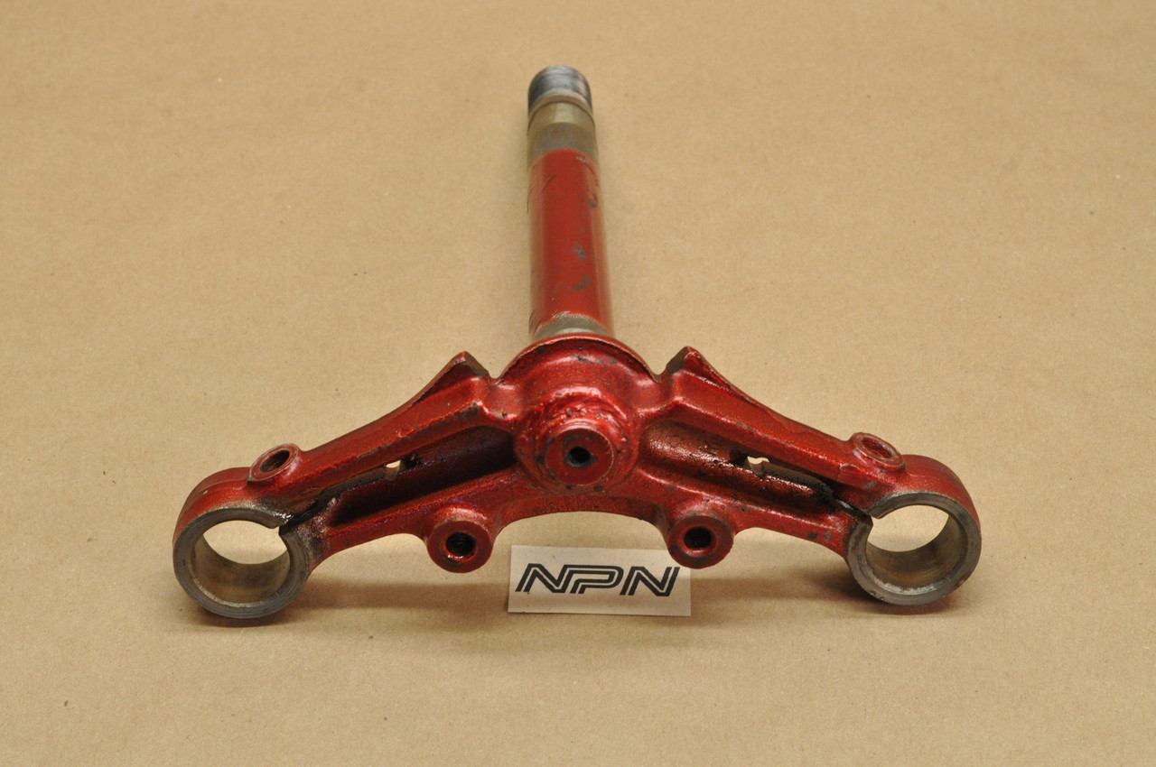 Vtg Used OEM Honda CT70 H K1 Steering Stem Triple Tree Candy Ruby Red 53200-098-970 CM