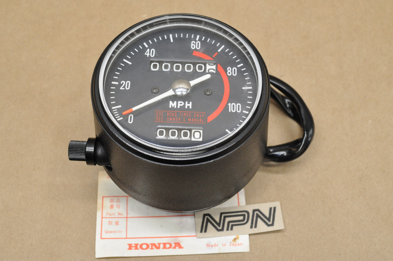 NOS Honda SL350 K1 Speedometer Speedo MPH Gauge Meter 37230-312-671