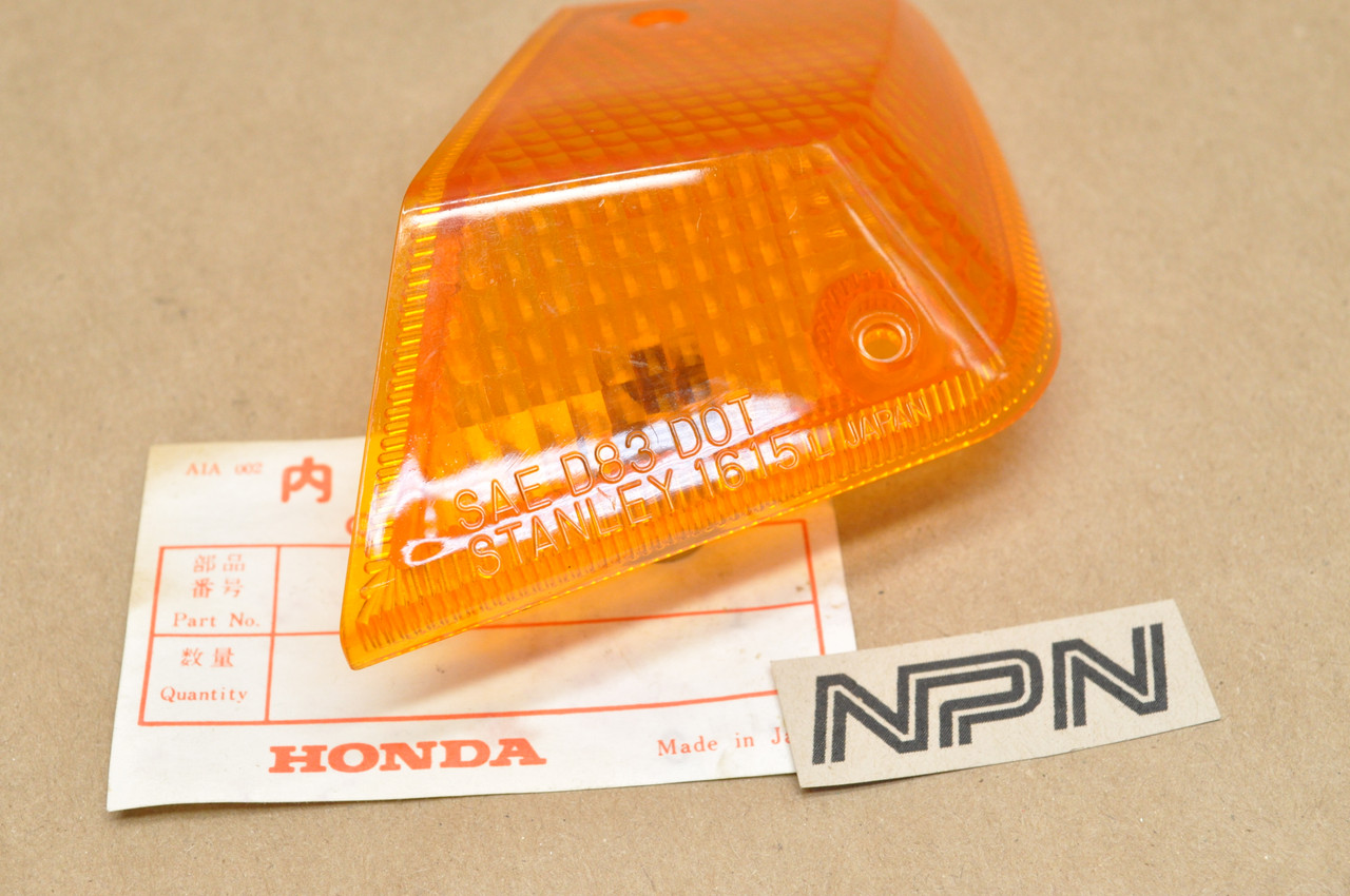 NOS Honda 1984 NH125 Aero Front Left Turn Signal Blinker Lens 33452-KG8-671