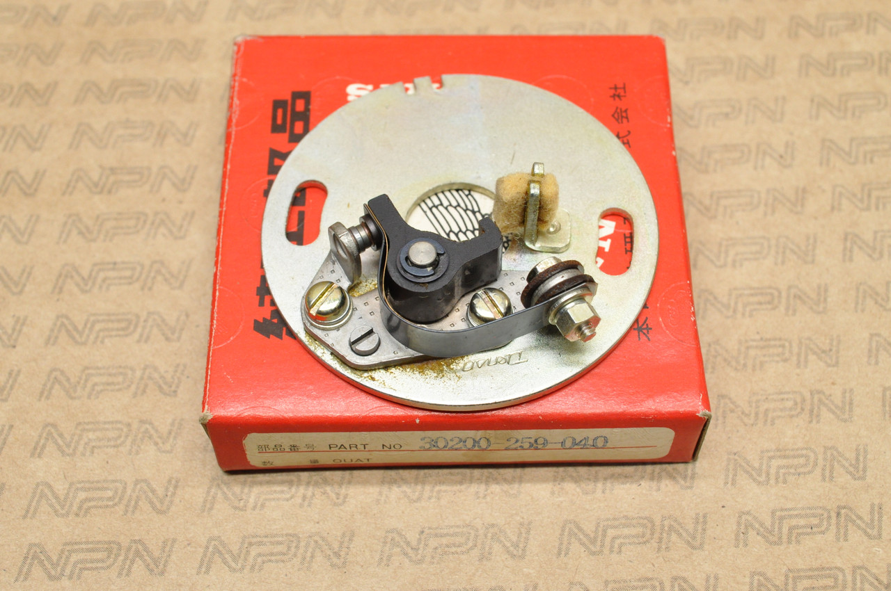 NOS Honda CA72 CA77 Contact Points Breaker Plate Assembly 30200-259-040