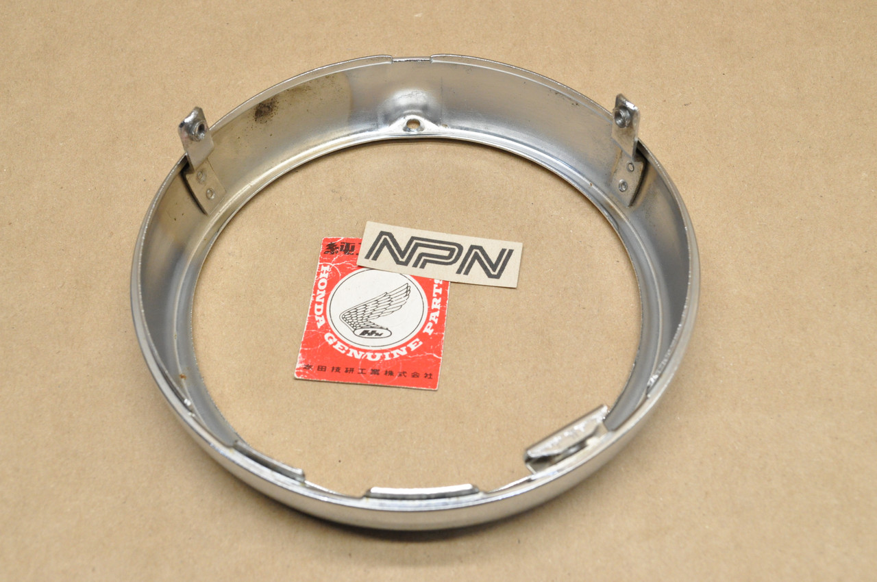 NOS Honda CB450 K1 Chrome Head Light Bezel Ring Rim 33101-292-671