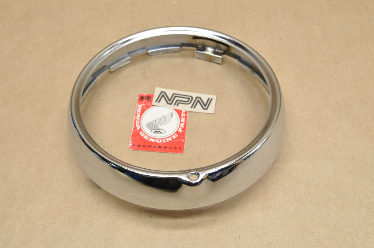 NOS Honda CB450 K1 Chrome Head Light Bezel Ring Rim 33101-292-671