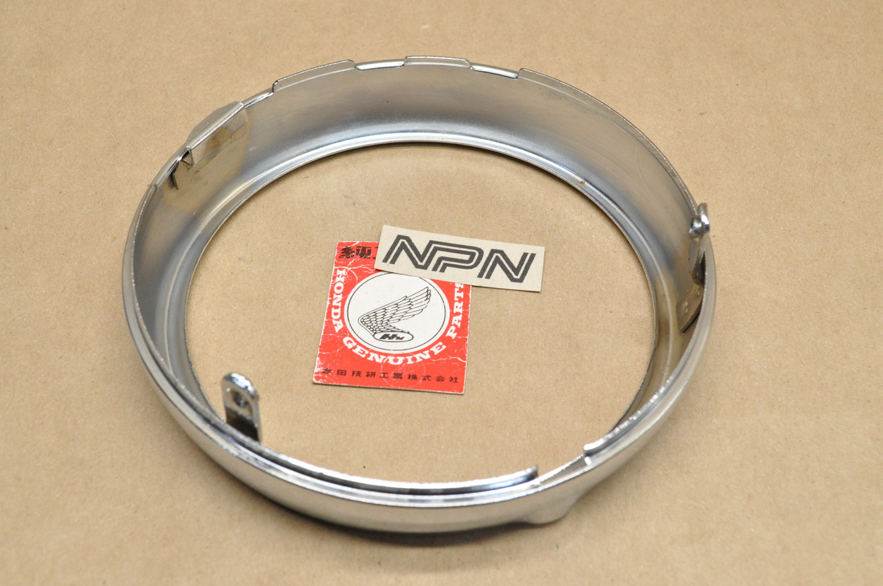 NOS Honda CB450 K1 Chrome Head Light Bezel Ring Rim 33101-292-671