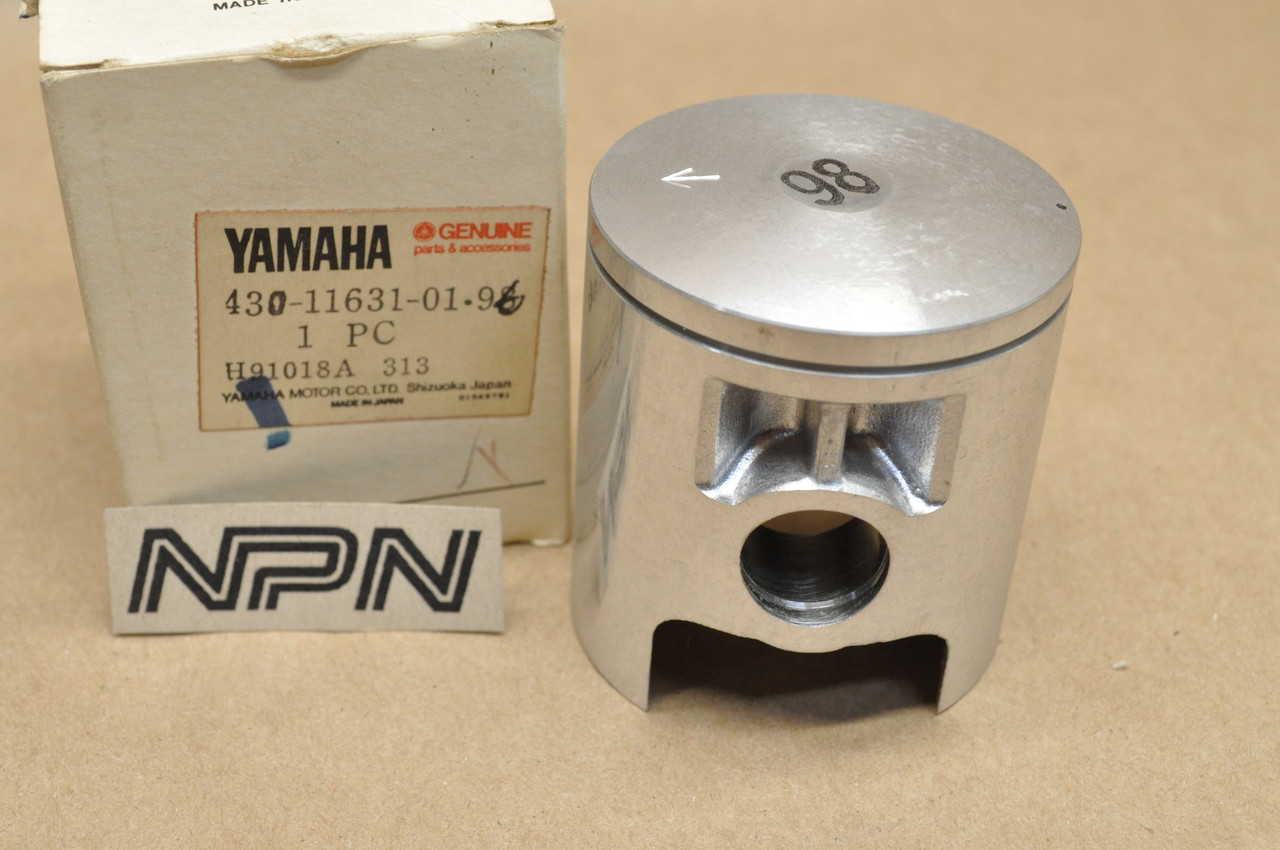 NOS Yamaha TD3 TR3 1973-79 TZ250 53.98 mm Standard Size Piston 430-11631-01-98