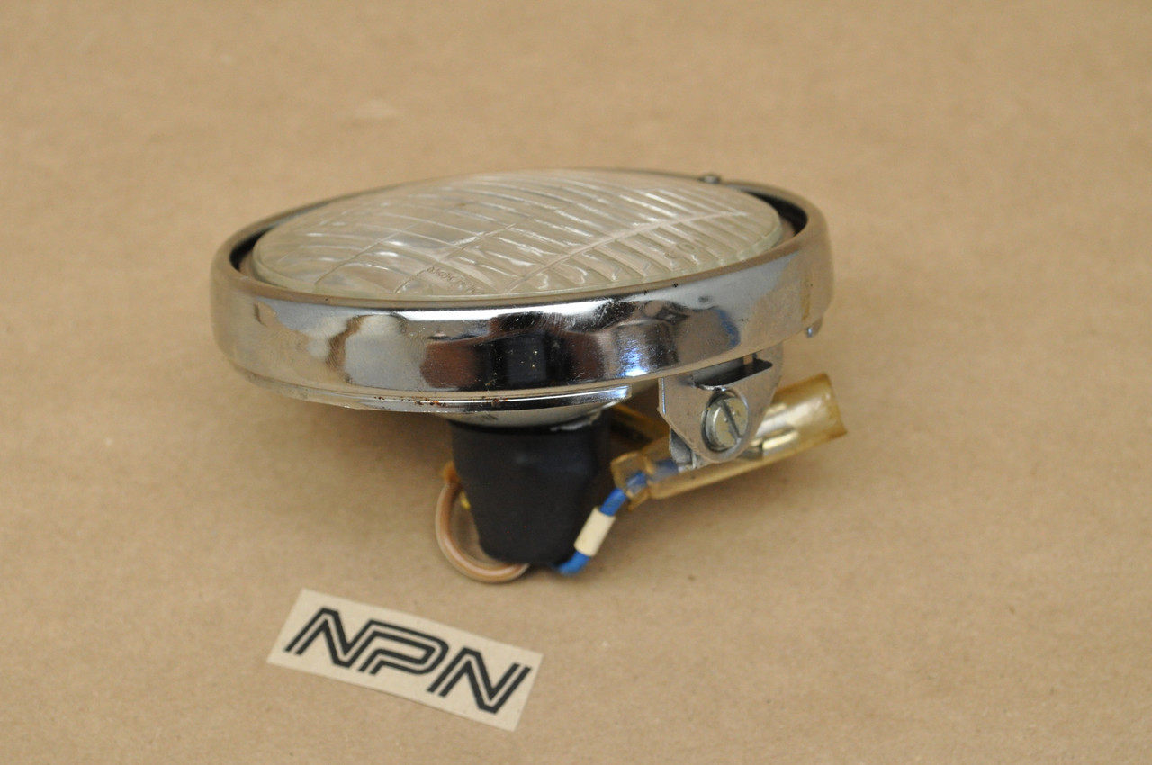 NOS Honda PC50 Z50 K1-K2 Head Light Sealed Beam Unit & Bezel 33100-063-670