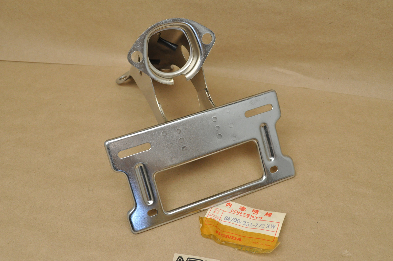 NOS Honda SL100 K2-K3 SL125 K1-K2 XL100 Taillight Bracket Chrome 84700-331-773 XW