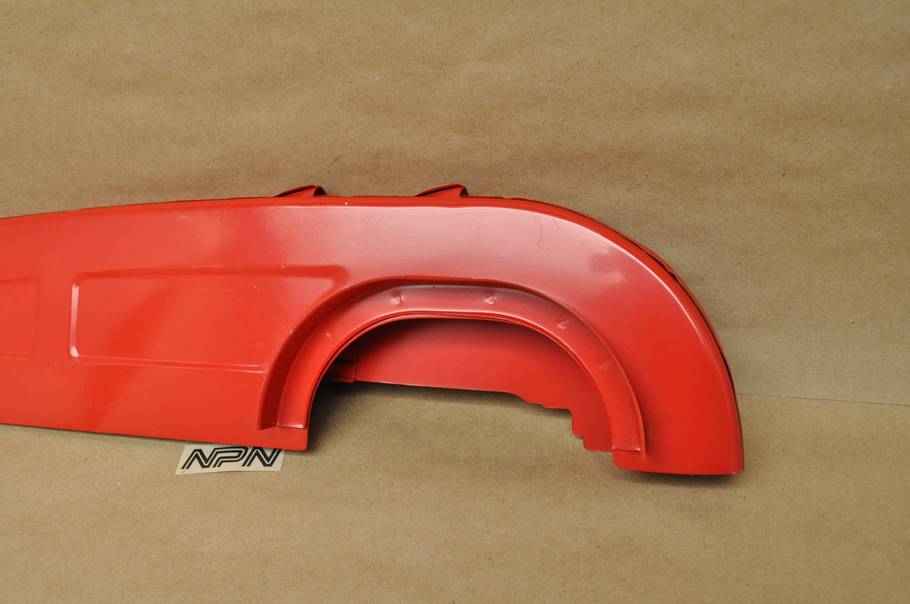 NOS Honda C100 C102 C110 Lower Chain Guard in Red 40520-001-030 AW