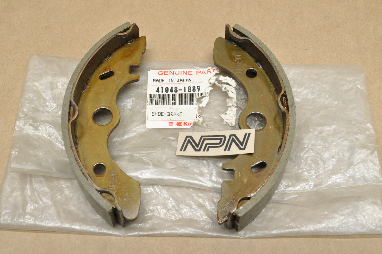 NOS Kawasaki 1986-87 KLF300 Bayou Front Brake Shoe Set 41048-1089