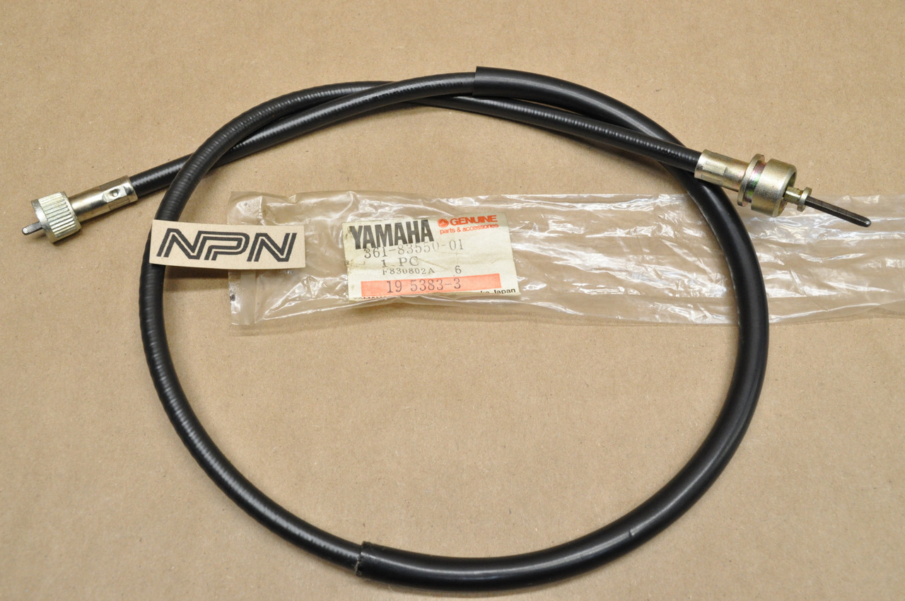NOS Yamaha CS5 DS6 DT175 R5 RD250 XS400 XT125 Speedometer Cable 361-83550-01