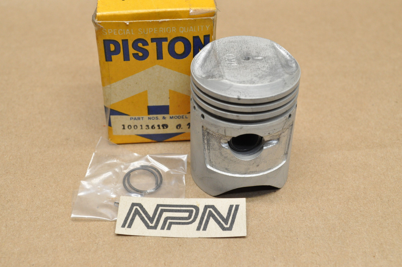 NOS Honda C100 C102 MC .75 Oversize Piston w/ Pin & Circlips 13104-001-040