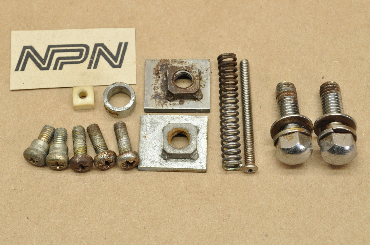 Vtg Used OEM Suzuki GS1000 GS750 Head Light Bolt Screw Mount Hardware Lot 01204-08257