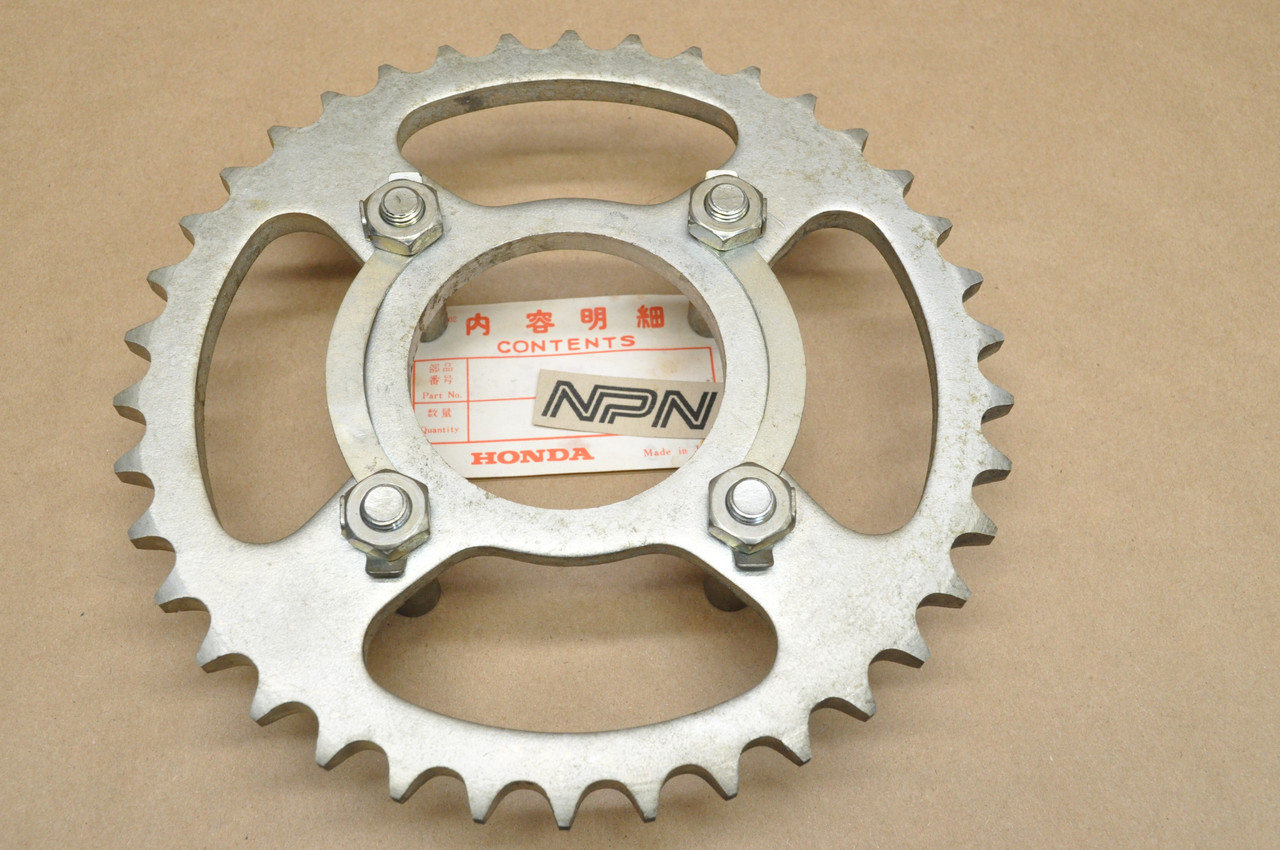 NOS Honda CL350 K0-K4 Rear Wheel Final Drive Sprocket Assembly 38T 41200-348-000