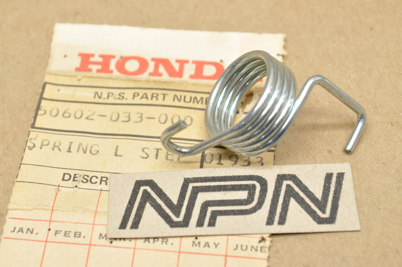 NOS Honda CT200 Left Foot Peg Rest Step Return Spring 50602-033-000