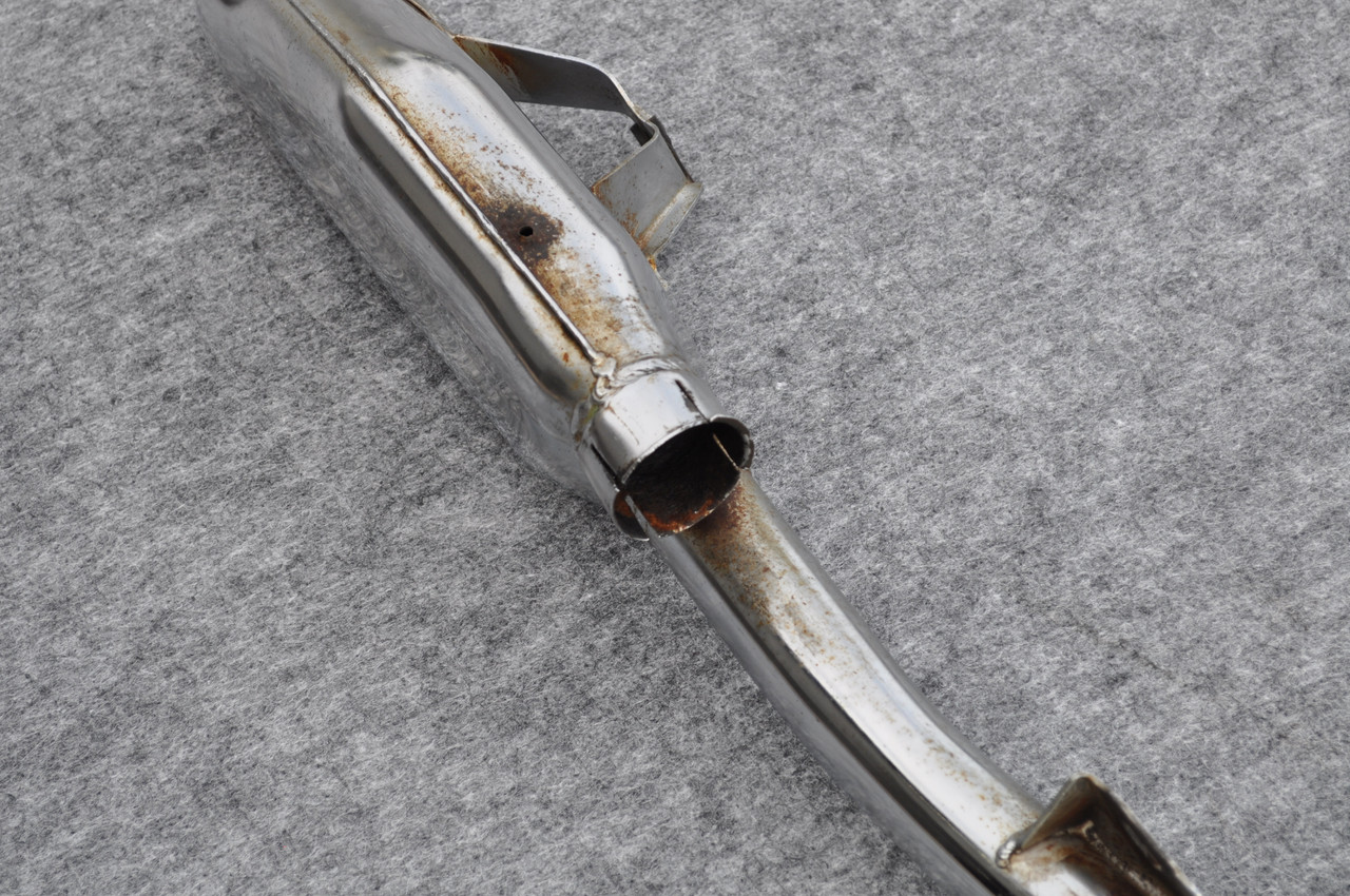 Vtg Used OEM Honda CL77 Late Right Exhaust Muffler Pipe 18330-277-000