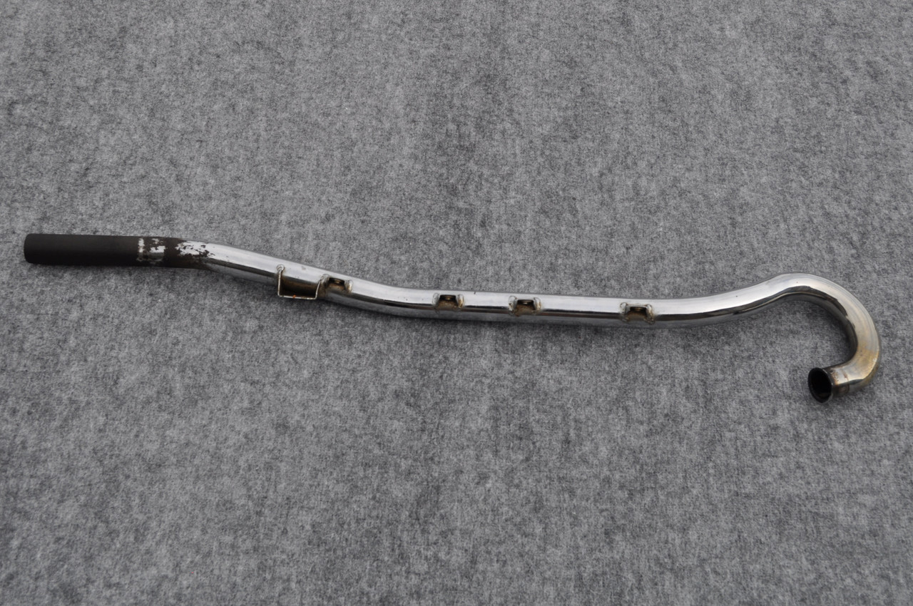 Vtg Used OEM Honda CL77 Late Left Exhaust Muffler Pipe 18220-277-010