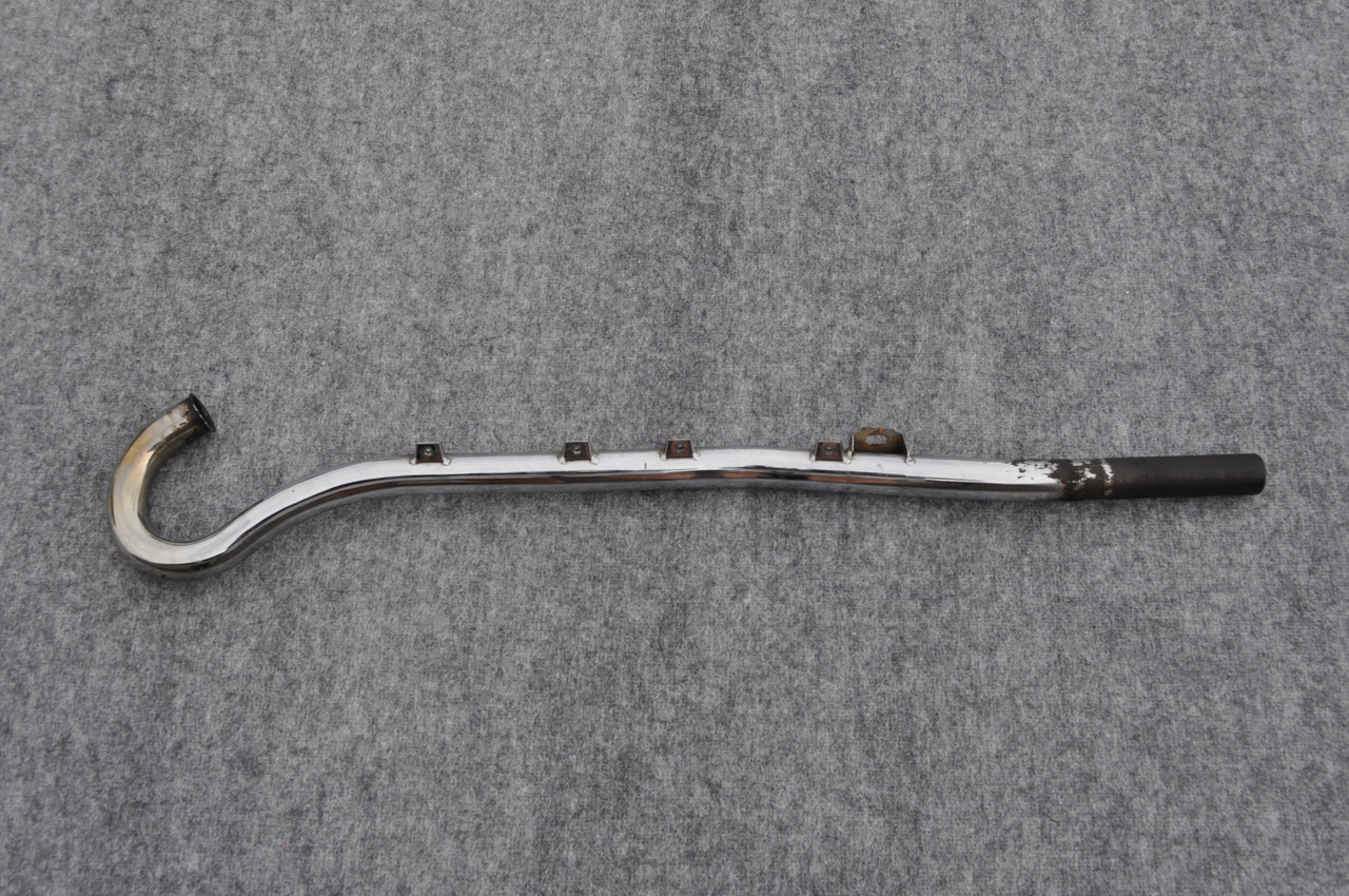 Vtg Used OEM Honda CL77 Late Left Exhaust Muffler Pipe 18220-277-010