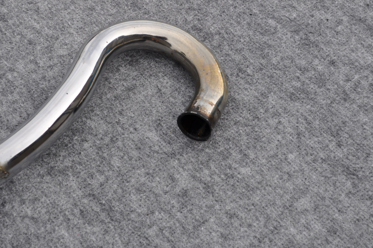 Vtg Used OEM Honda CL77 Late Left Exhaust Muffler Pipe 18220-277-010