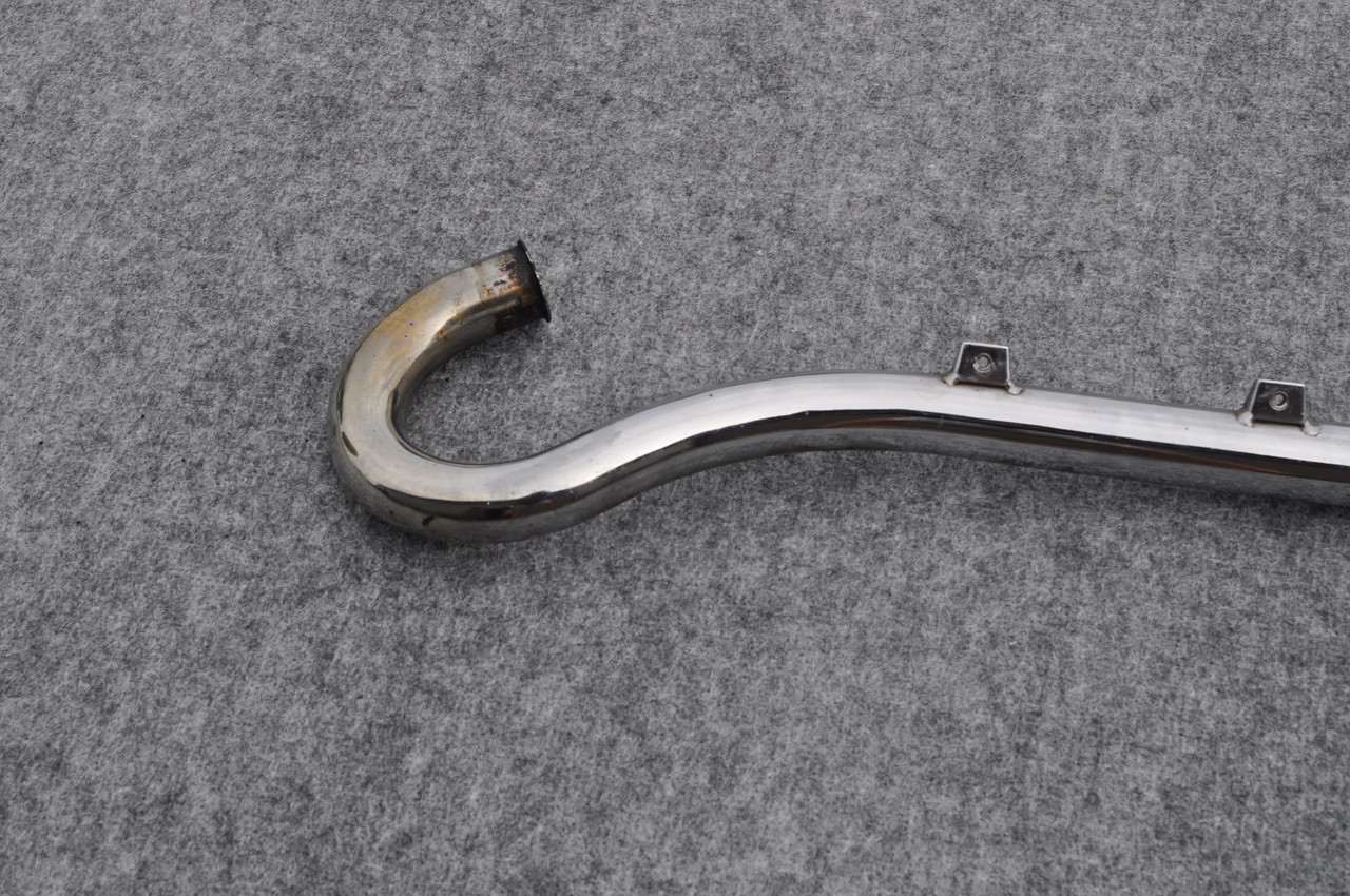 Vtg Used OEM Honda CL77 Late Left Exhaust Muffler Pipe 18220-277-010