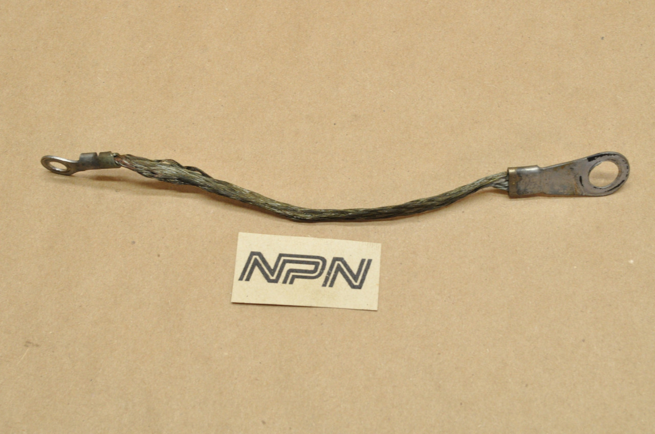 Vintage Used OEM Honda CB77 Braided Frame Ignition Coil Ground Cable Band Strap 32621-268-020