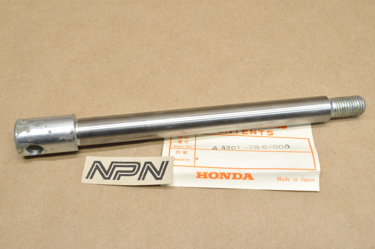NOS Honda CB350 CL350 K0-K3 Front Wheel Axle Shaft Bolt 44301-286-000
