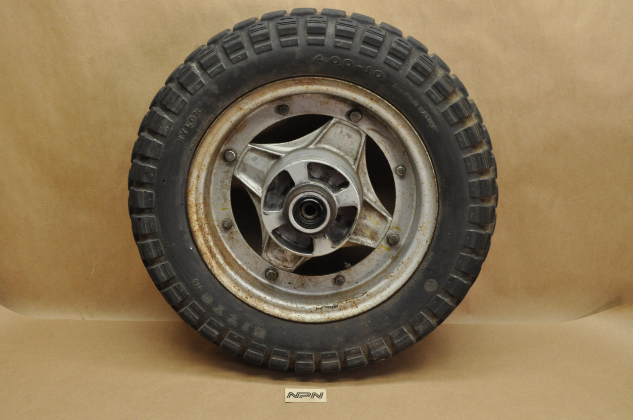 Vintage Used OEM Honda CT70 K0 Silver Tag Large 8 Rear Wheel 42601-098-000 AU