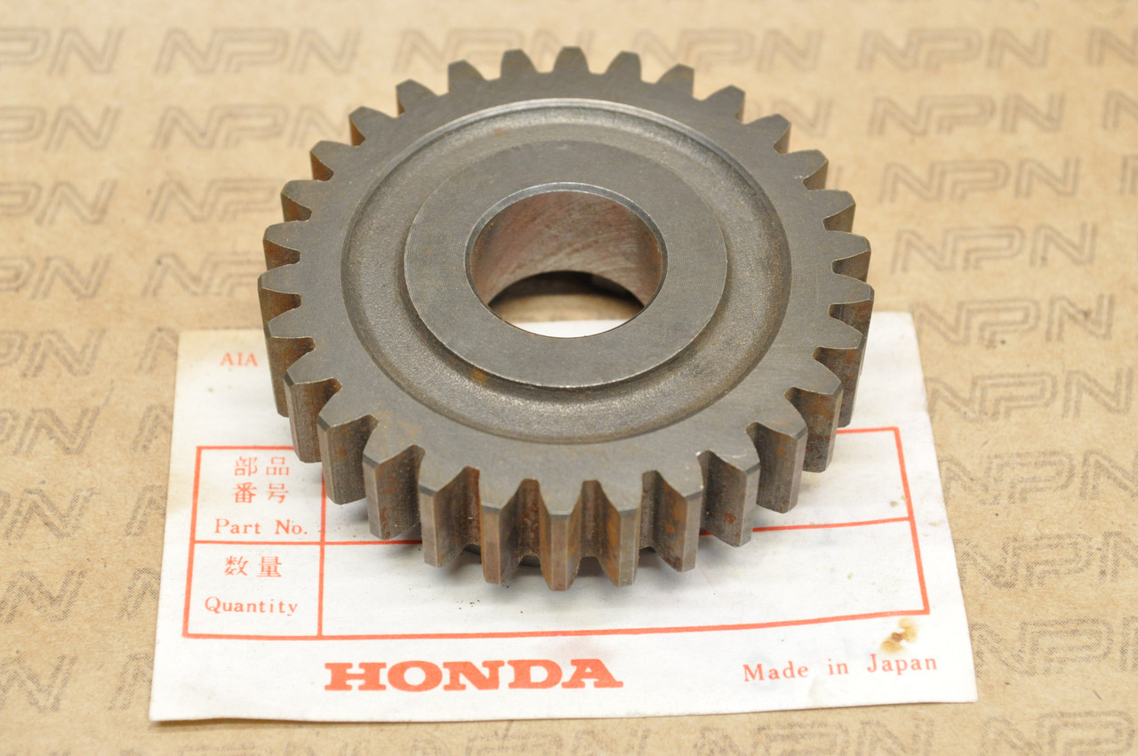 NOS Honda CB500 K0-K2 Transmission Main Shaft Top Gear 30T 23481-323-000