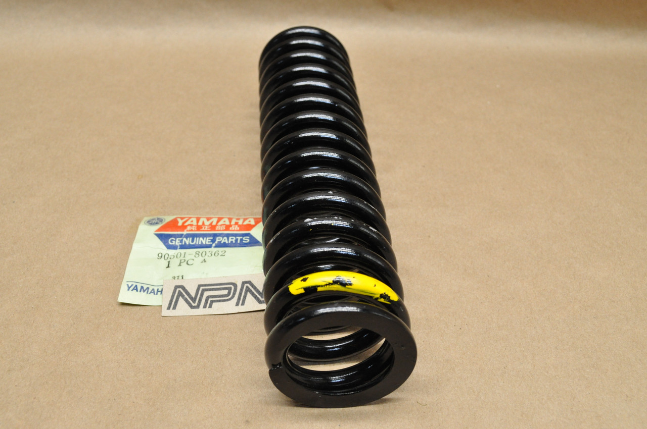 NOS Yamaha MX250 MX400 YZ125 Yellow Rated Shock Absorber Spring 90501-80362